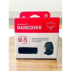 Osprey Waterproof Raincover for 50-75L Backpacks - Sz Large - Shadow Grey